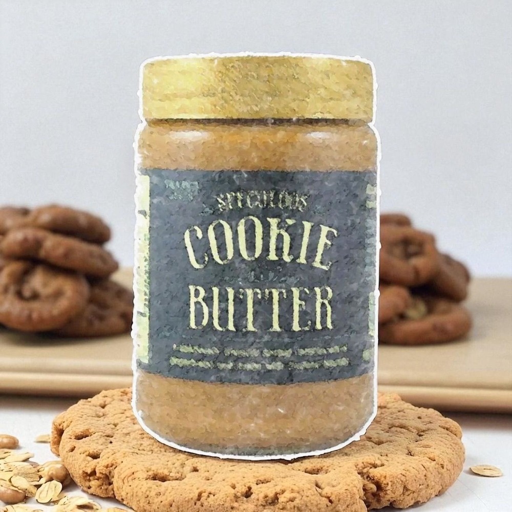 Trader Joe's Cookie Butter Sticker Vinyl